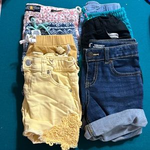 Size 7/8 girls shorts lucky and cat and jack